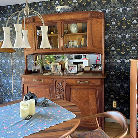 Bloomsbury Moth Wallpaper Finds a Perfect Home in Upstate New York
