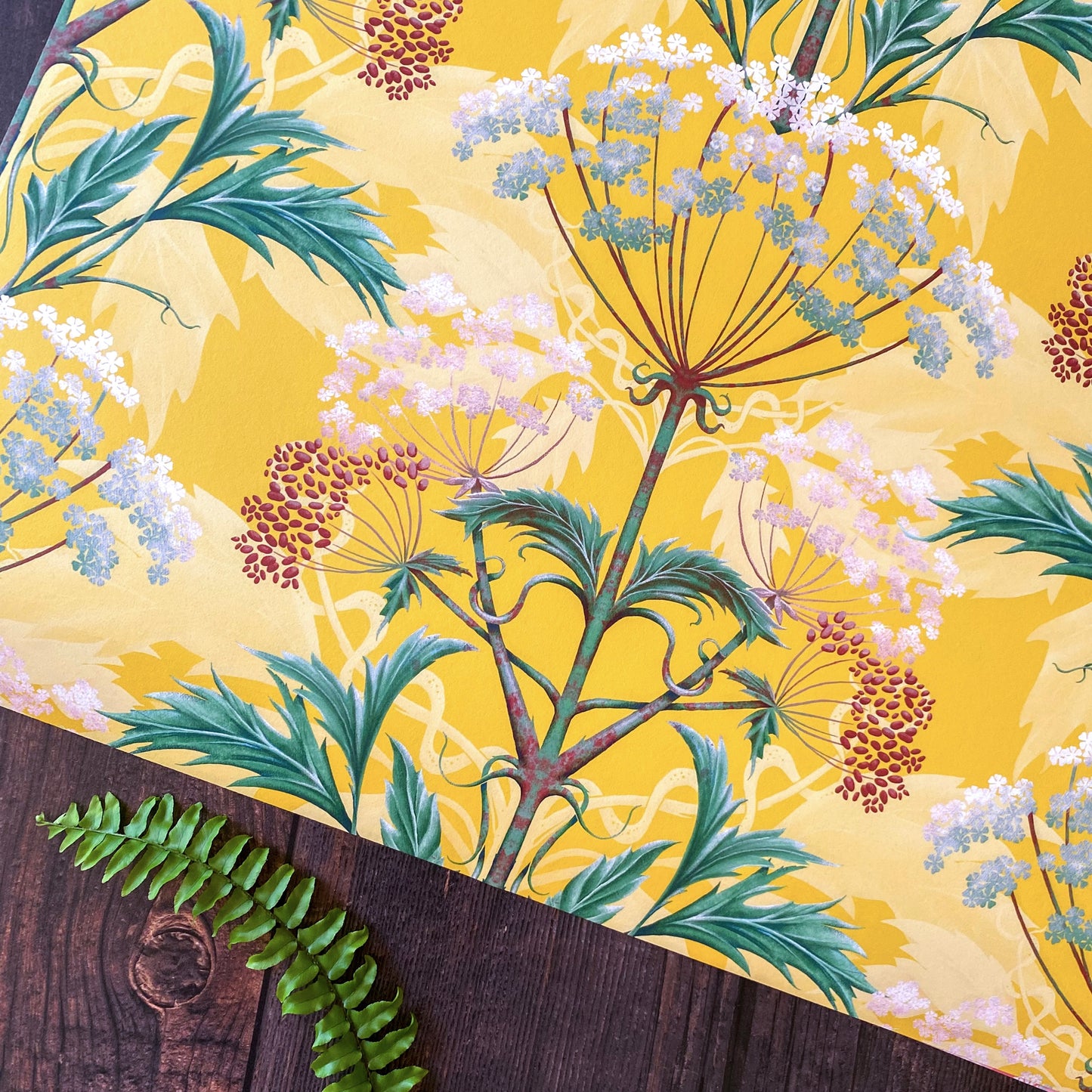 Hemlock Wallpaper in Catkin