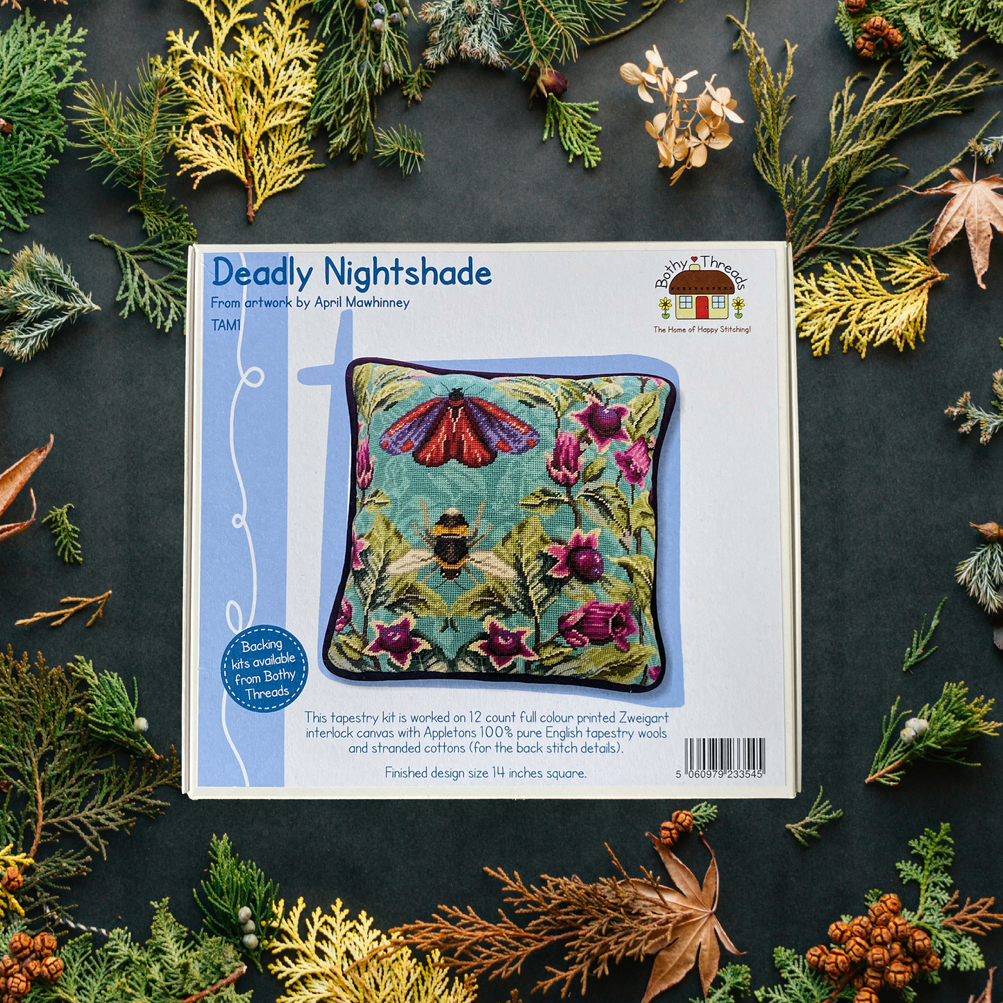 Deadly Nightshade Tapestry Needlepoint Kit