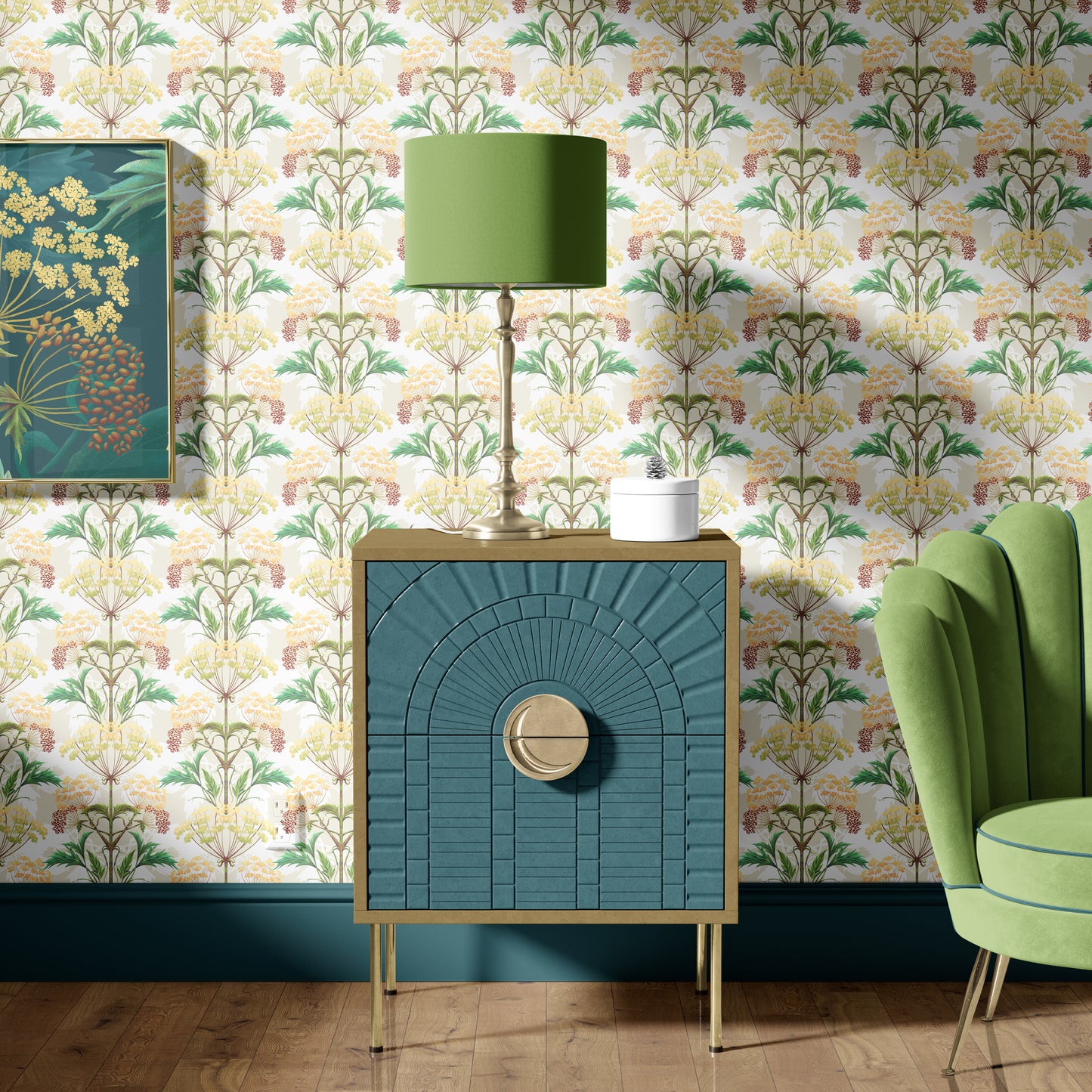 Hemlock Wallpaper in Elderflower Cordial