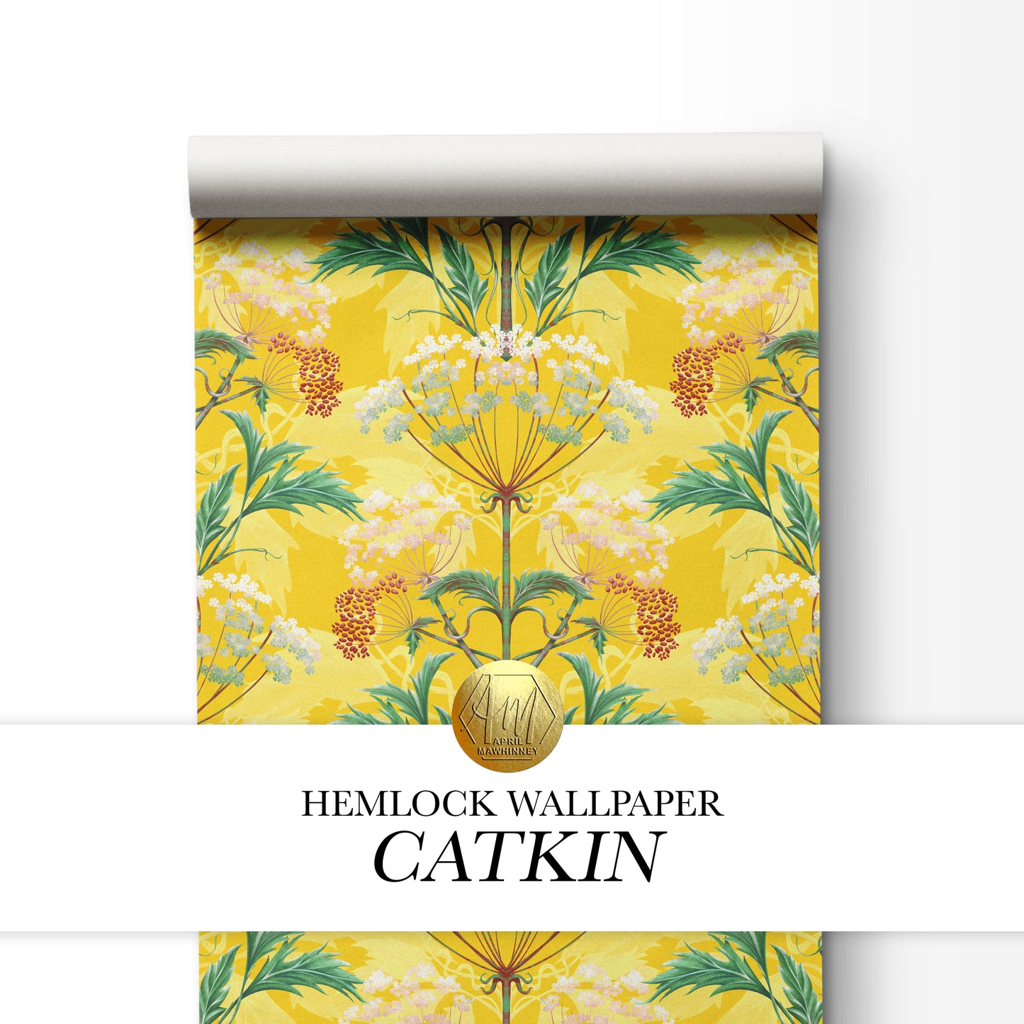 Hemlock Wallpaper in Catkin