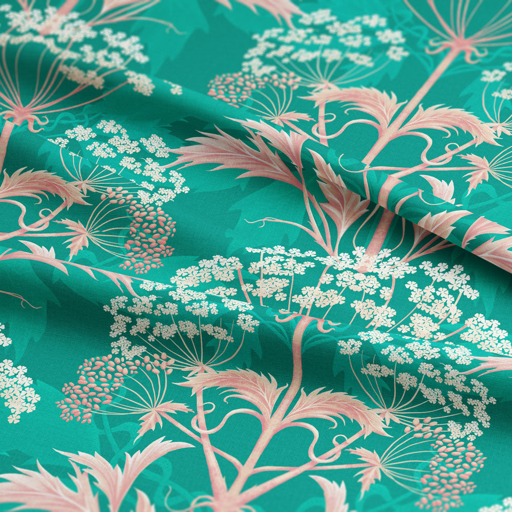 Hemlock Crabapple Jelly Fabric (Linen and Velvet)