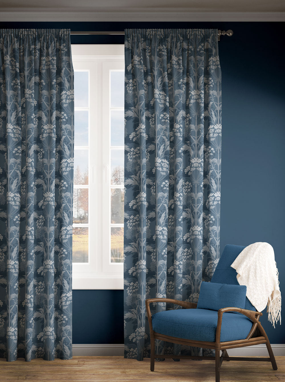 Hemlock Sloe Gin Linen Fabric SAMPLE