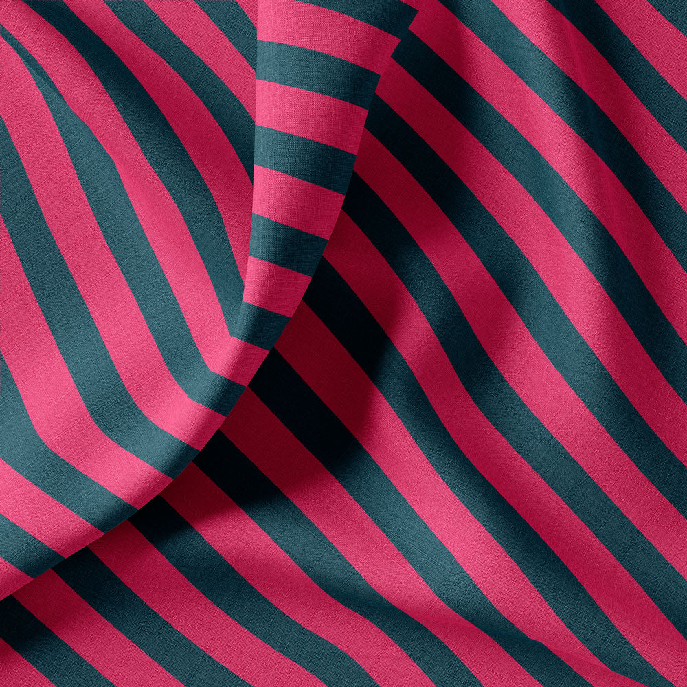 LINEN Midnight Stocious Fabric