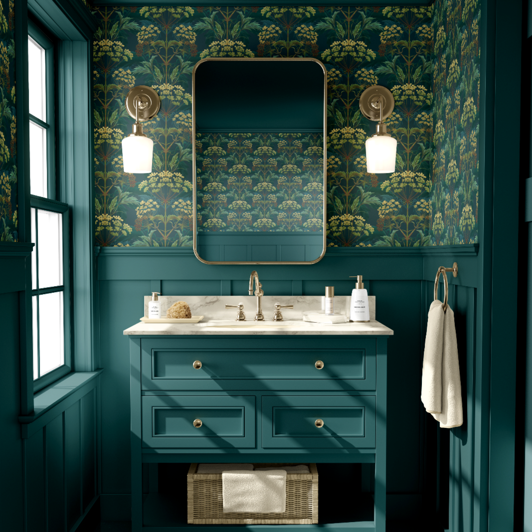 Hemlock Wallpaper in Bold Brassica