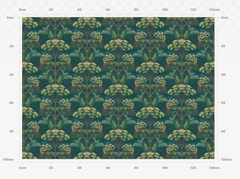 Hemlock Bold Brassica Fabric SAMPLE