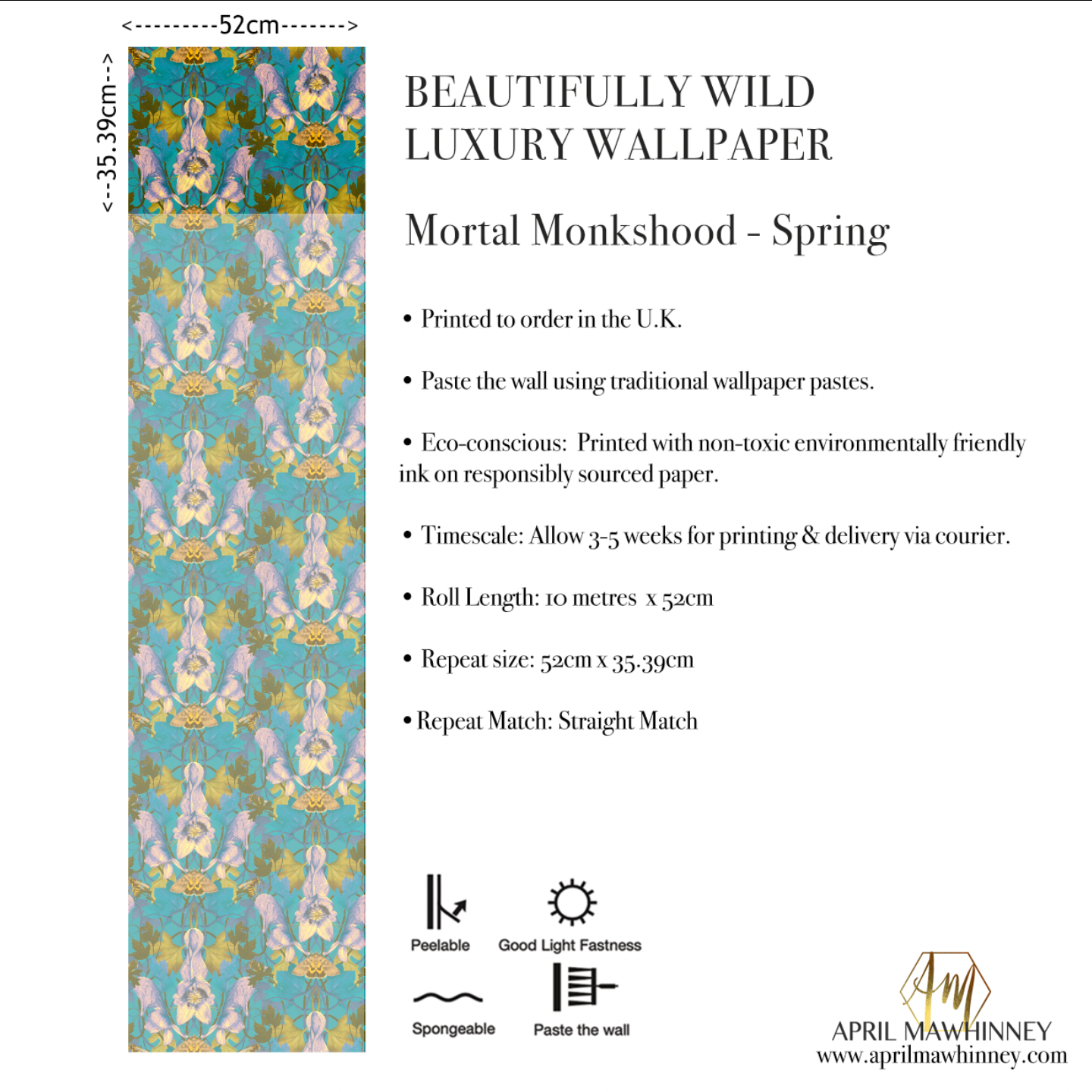 Mortal Monkshood Wallpaper in Spring