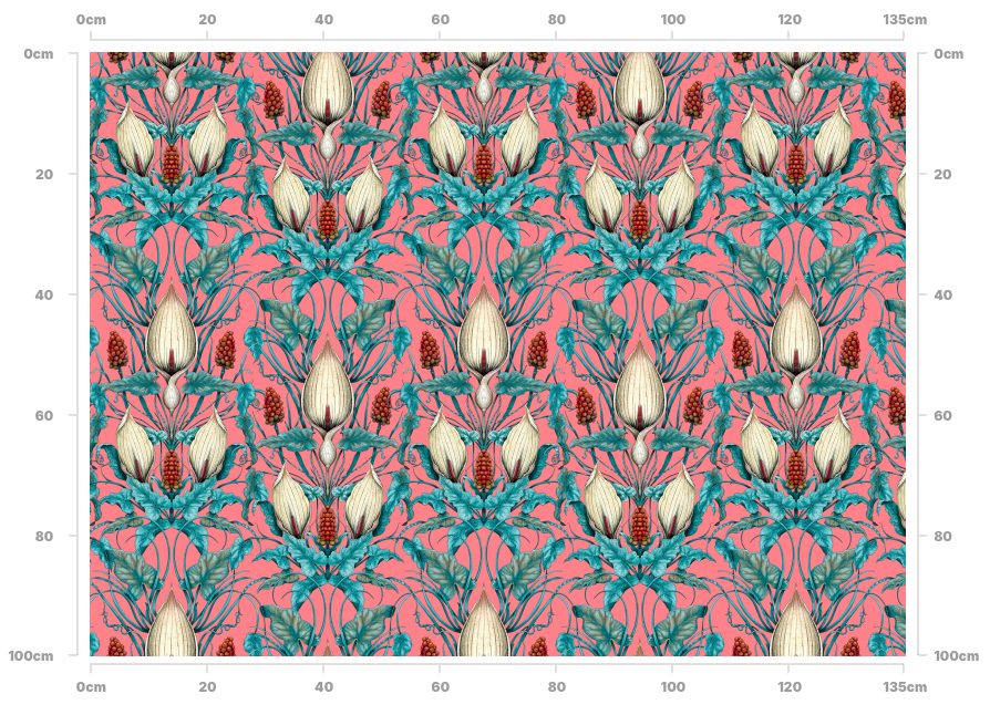 Lords and Ladies Linen Fabric in Penicillin Pink SAMPLE