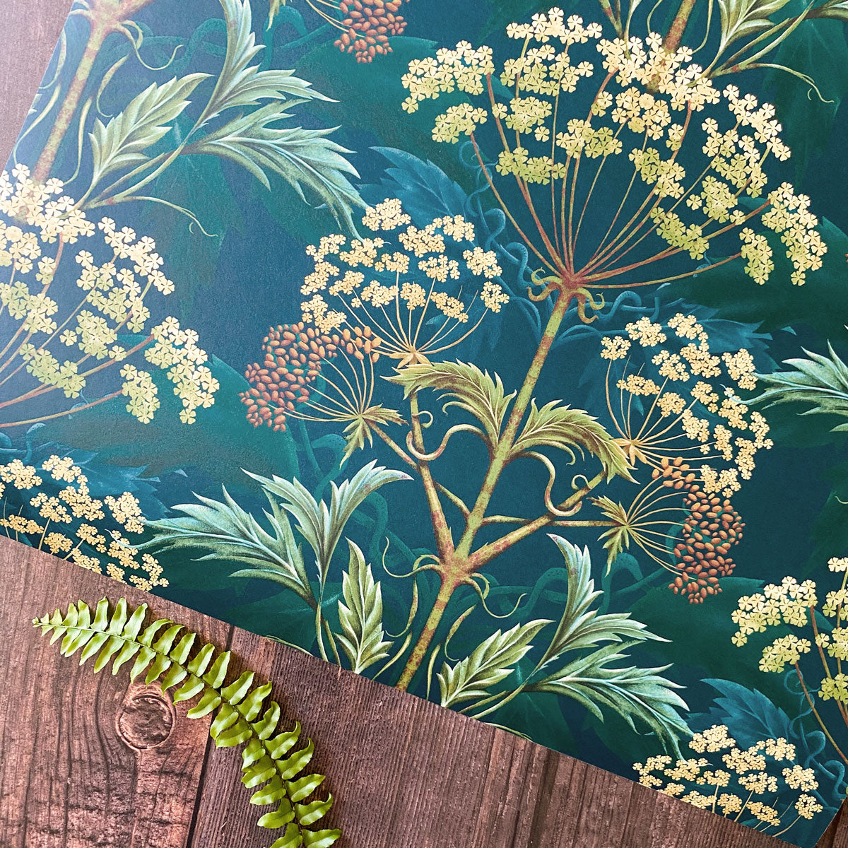 Hemlock Wallpaper in Bold Brassica