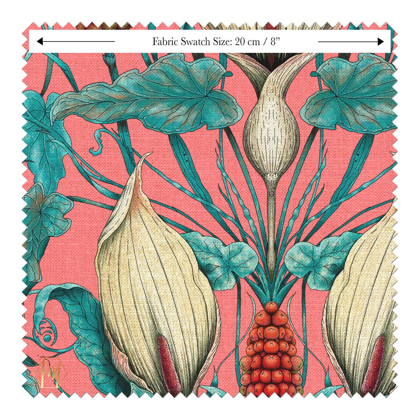 LINEN Lords and Ladies Fabric in Penicillin Pink