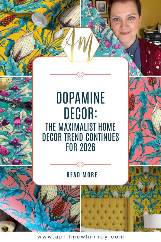 Dopamine Decor: The Maximalist Home Decor Trend continues for 2026 | April Mawhinney Illustration