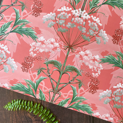Hemlock Pimpernel Pink Wallpaper SAMPLE