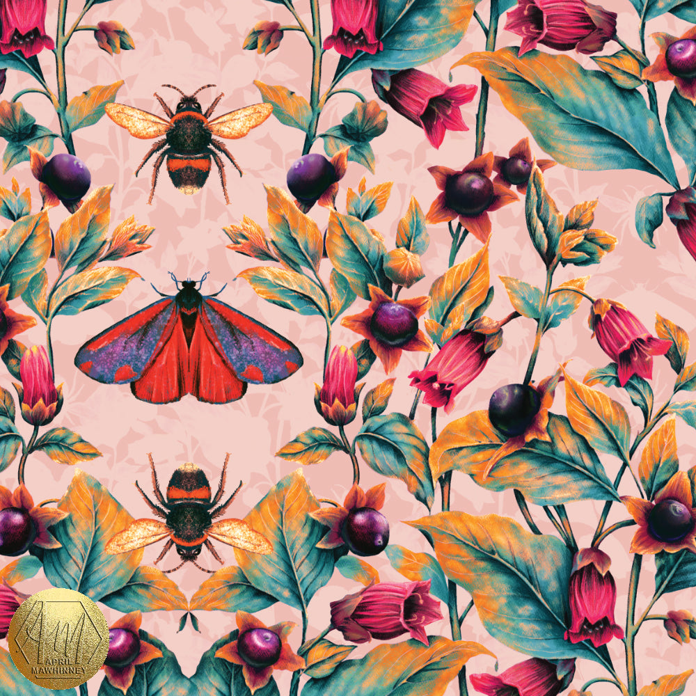 Deadly Nightshade Fabric in Lughnasa