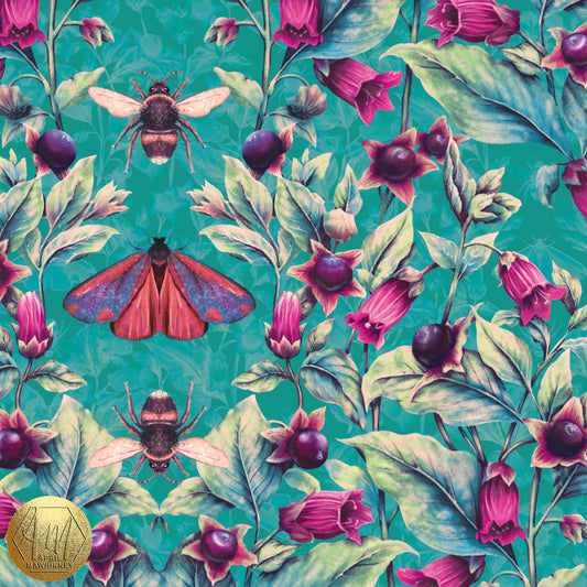 Deadly Nightshade Fabric in Arsenic