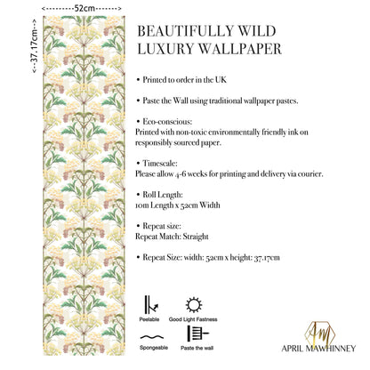 Hemlock Elderflower Cordial Wallpaper SAMPLE