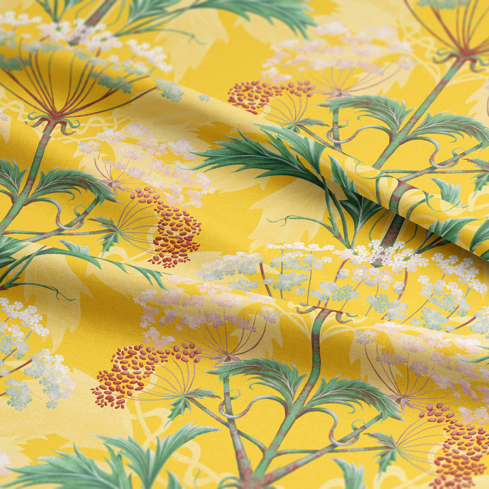 Hemlock Catkin Fabric (Linen or Velvet)