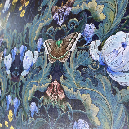 Bloomsbury Moth Super Wide Wallpaper SAMPLE