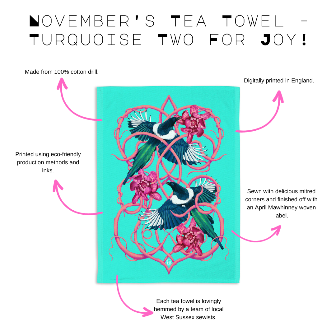 Beautifully Wild Tea Towel Club Subscription (Reopens 1st Dec)