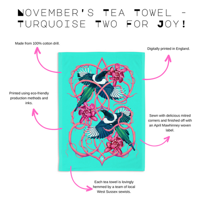 Beautifully Wild Tea Towel Club Subscription (Reopens 1st Dec)