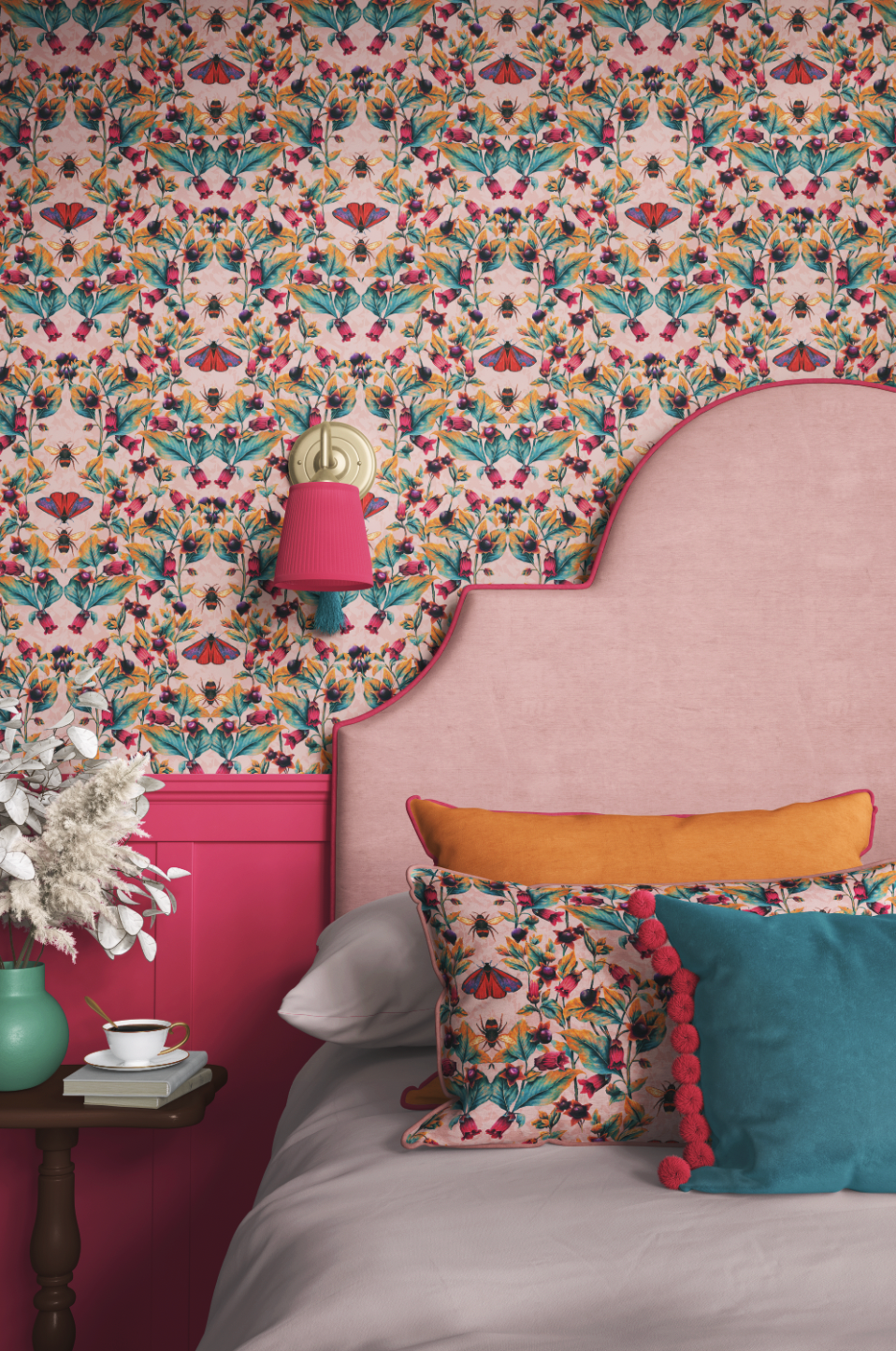 Deadly Nightshade Wallpaper in Lughnasa Pink