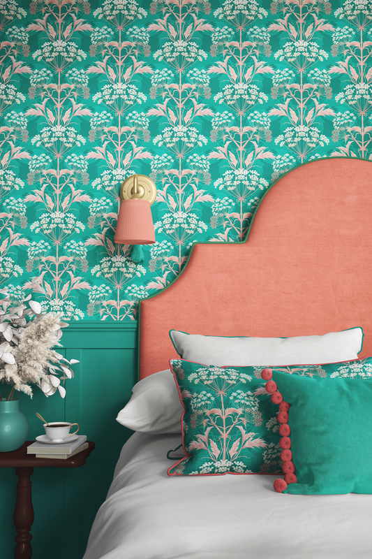 Hemlock Wallpaper in Crabapple Jelly