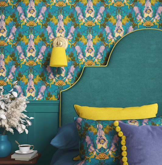 Mortal Monkshood Wallpaper SAMPLE - Spring