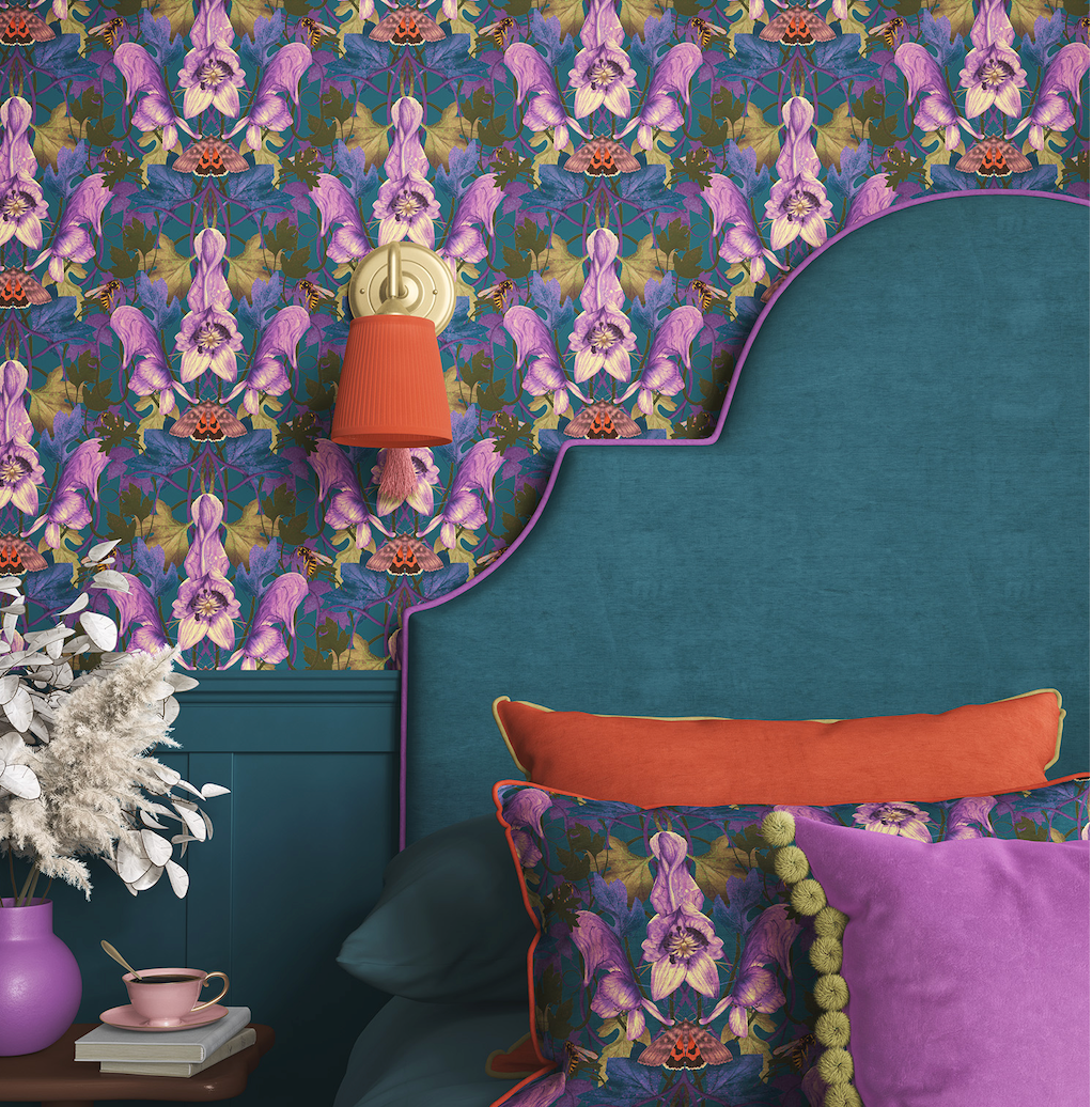 Mortal Monkshood Wallpaper SAMPLE - Autumn