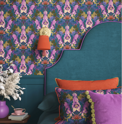 Mortal Monkshood Wallpaper SAMPLE - Autumn