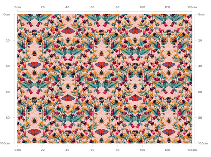 Deadly Nightshade Fabric in Lughnasa SAMPLE