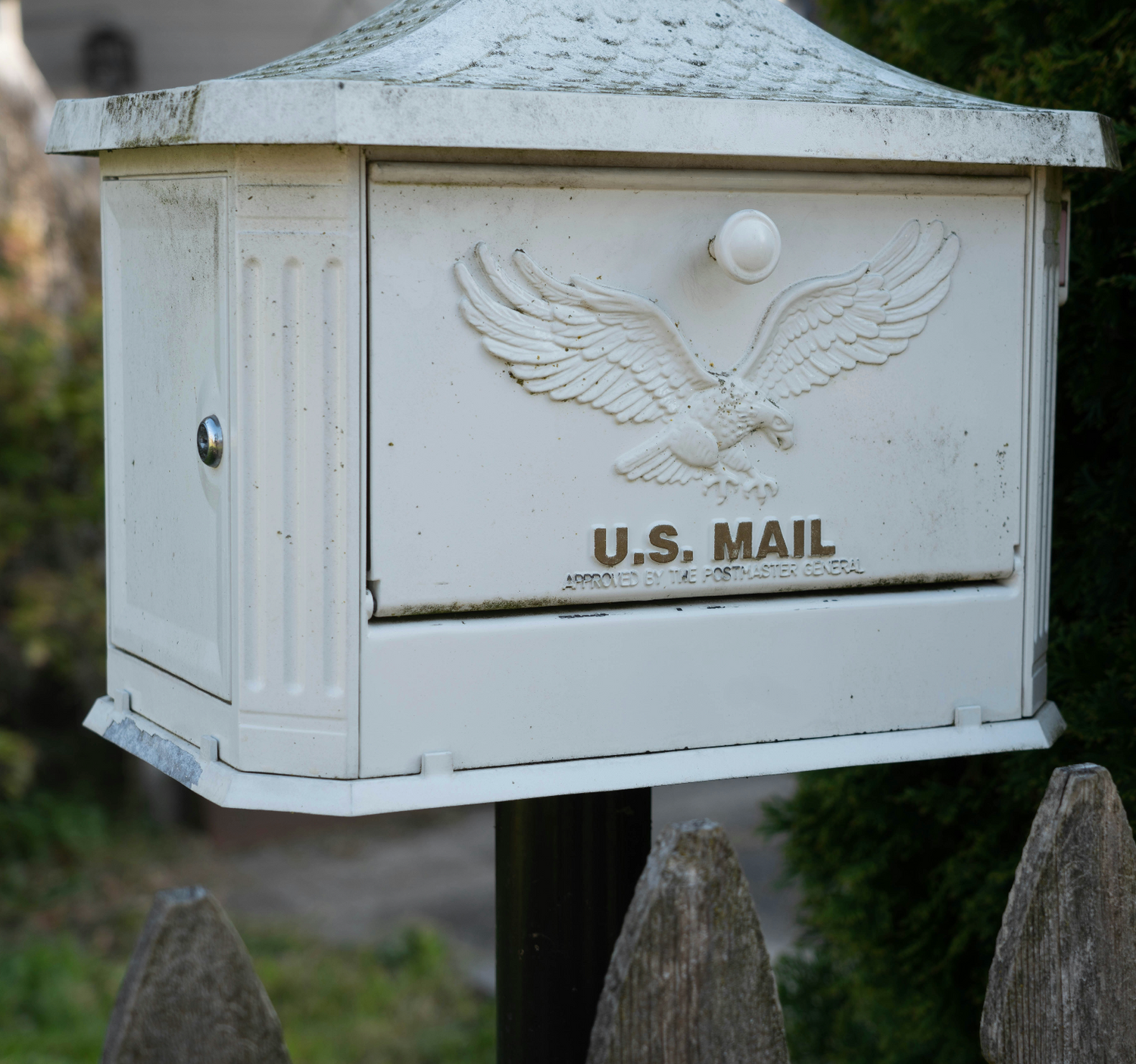 Image of a white US Mail postbox Credit: Emily Powers via unsplash