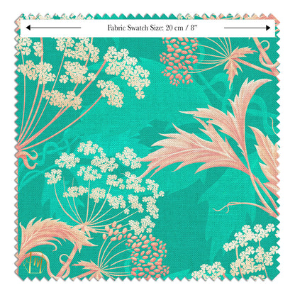 Hemlock Crabapple Jelly Fabric (Linen and Velvet)