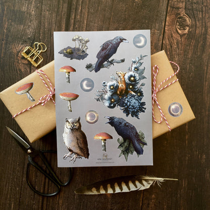 Folklore Forest A5 Sticker Sheet