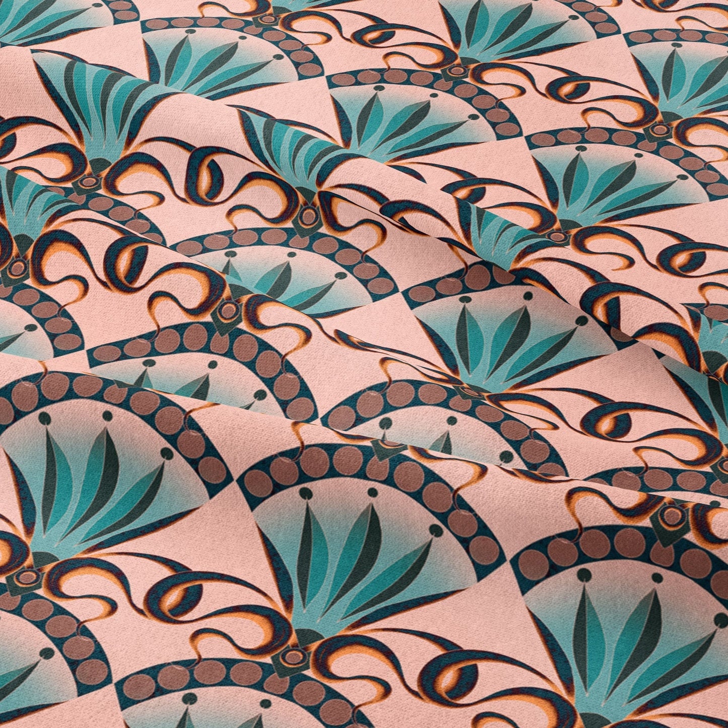 LINEN Seed Pod Fabric in Blush