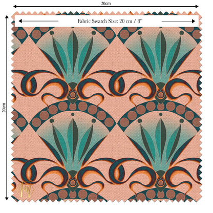 LINEN Seed Pod Fabric in Blush