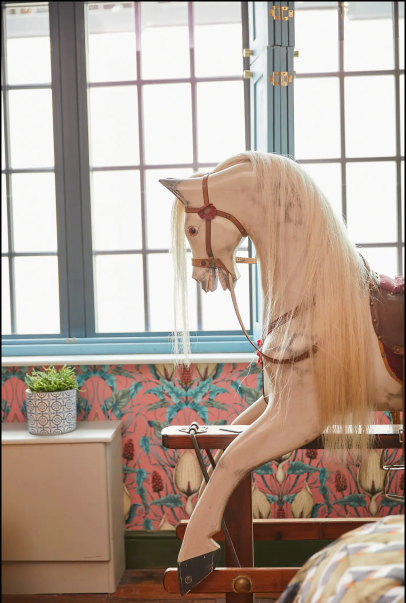LINEN Lords and Ladies Fabric in Penicillin Pink