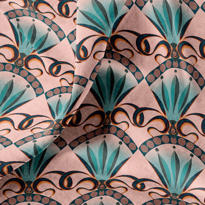Seed Pod Fabric in Plaster Pink SAMPLE